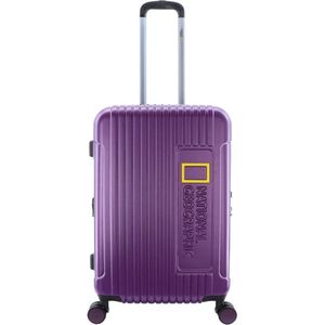National Geographic Harde Koffer / Trolley / Reiskoffer - 67 cm (Medium) - Canyon - Paars