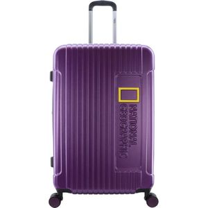 National Geographic Harde Koffer / Trolley / Reiskoffer - 77 cm (Extra Large) - Canyon - Paars