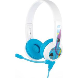 BuddyPhones StudyBuddy - Kinder On-Ear Hoofdtelefoon, Blauw