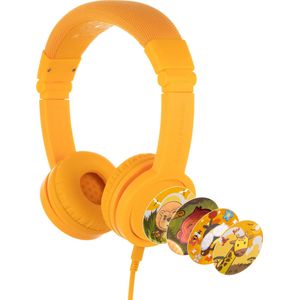 BUDDYPHONES koptelefoon koptelefoon przewodowe voor kinderen Explore Plus (geel)
