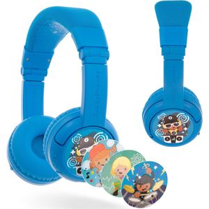 Buddyphones PlayPlus Draadloze Koptelefoon voor Kinderen (Blauw)
