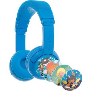 Buddyphones PlayPlus Draadloze Koptelefoon voor Kinderen (Blauw)