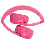 Buddyphones PlayPlus Draadloze Hoofdtelefoon voor Kinderen (Roze)