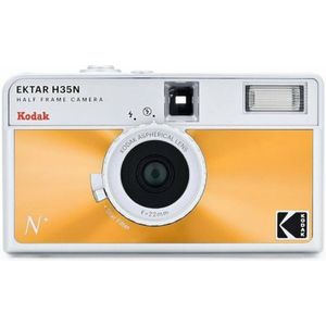 Kodak EKTAR H35N Film Camera - Oranje - Halfframe - Vernieuwde Versie