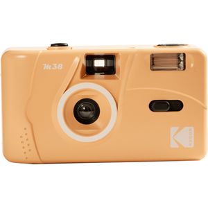 Kodak M38 35 mm filmcamera - scherpstelvrij, krachtige ingebouwde flitser, gemakkelijk te gebruiken (grapefruit)