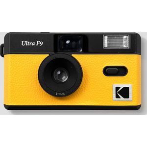 Kodak retro analoog fototoestel Ultra F9, 35 mm, geel