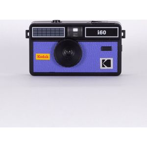 Kodak i60 Herbruikbare camera 35 mm - retrostijl, zonder focus, geïntegreerde flitser, druk en pop-up flitser (Very Peri)