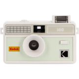Kodak i60 Herbruikbare 35 mm filmcamera - retro stijl, focusvrij, ingebouwde flitser, pers en pop-up flitser (knopgroen)
