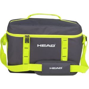 Head Koeltas, rechthoekig, capaciteit 28 liter, nylon, grijs-geel