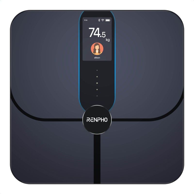 RENPHO - Elis Nova - Slimme Weegschaal - TFT LCD Display - USB-C Oplaadbaar - 18 Metrics incl BMI en Vetpercentage