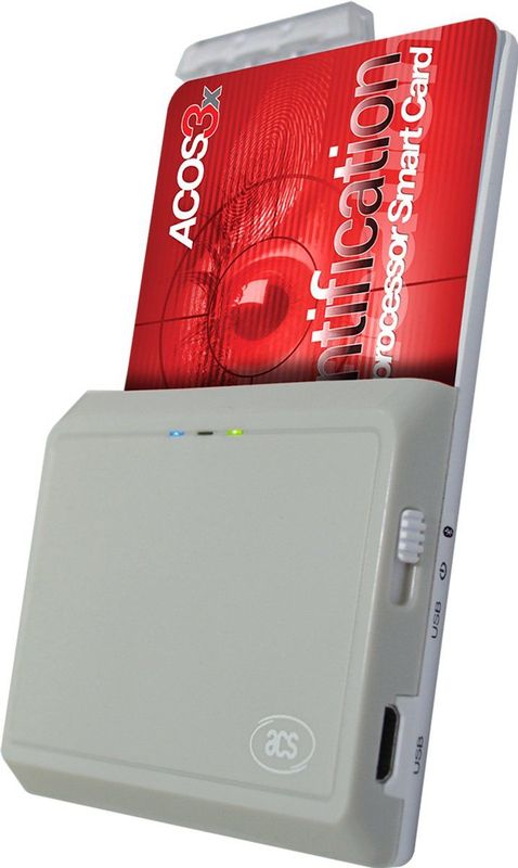 ACR - ACR3901U-S1 Bluetooth - Contact Card Reader - Compact - Draadloos