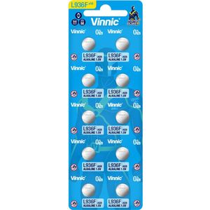 Vinnic Alkaline Speciaalbatterij G9 / LR936 / AG9 Blister van 10 Stuks