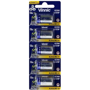 Specialistische batterij Vinnic 4LR44 / L1325F / 544A / A544 blister van 5 stuks