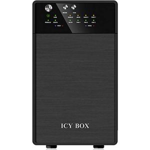 ICY BOX IB-RD3620SU3 disk array Desktop Zwart