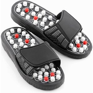 InnovaGoods - Acupunctuurslippers - Zwart - Rubber