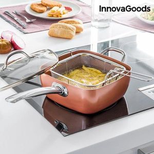 InnovaGoods - All-Purpose Copper Pan Set - Pan - Koper - Aluminium - 4 Stuks