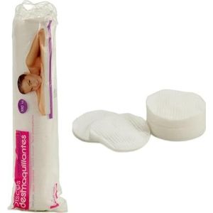 12 stuks witte katoenen make-up remover schijven