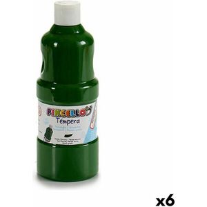 Tempera Pincello Donkergroen 400 ml (6 Stuks)