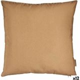 Kussenhoes 60 x 0,5 x 60 cm Beige (12 Stuks)