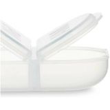 Pillendoos met Compartimenten Berilo HW0929-2 Transparant Plastic 11,5 x 18 x 2,2 cm Set (12 Stuks)