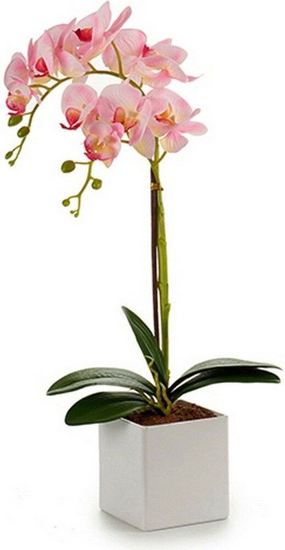 Decoratieve plant Orchidee 18 x 47 x 14 cm Plastic (6 Stuks)