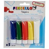 Tempera Pincello Multicolour 30 ml (12 Stuks)