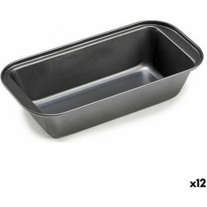 Oven Mould - Metaal - Donker Grijs - Koolstofstaal - Set van 12