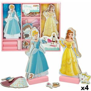 Princesses Disney Figurines 45 pièces 4 unités 9 x 20,5 x 1,2 cm