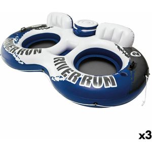 Inflatable Wheel Intex River Run 2 Blauw Wit 243 x 51 x 157 cm (3 Stuks)