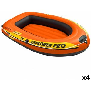 Opblaasbare Boot Intex Explorer Pro 50 4 Stuks 137 x 23 x 85 cm