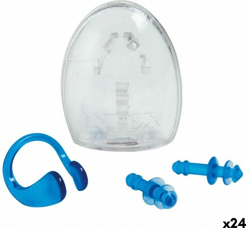 Intex - Oordopjes en Neusklemmen - 24 Stuks - Polypropyleen en TPR