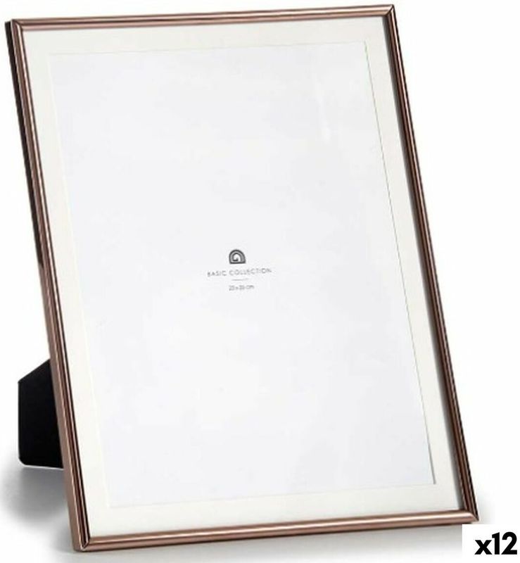 Fotolijsten Koper Kristal Staal 23 x 28 x 15 cm (12 Stuks)