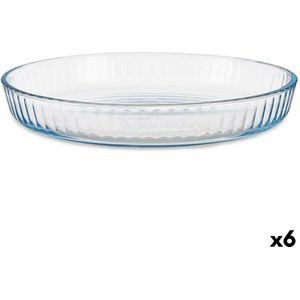 Ovenschaal Transparant Borosilicaatglas 31,2 x 5 x 5 cm (6 Stuks)