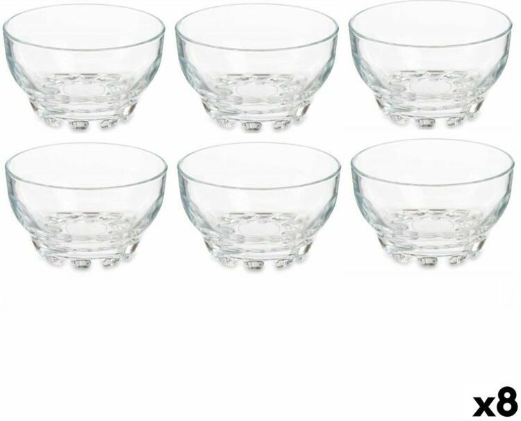 Kommenset Karaman Transparant Glas 275 ml (8 Stuks)