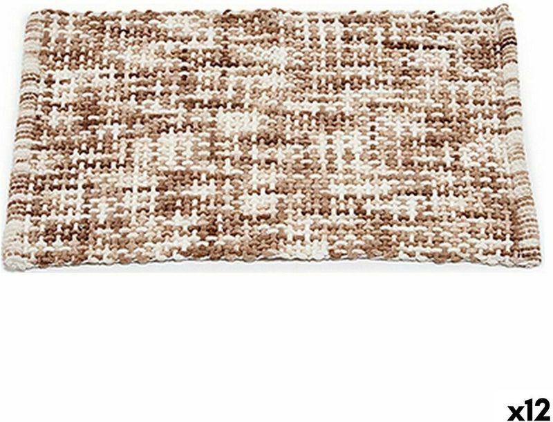 Badkleed 50 x 80 cm Beige (12 Stuks)