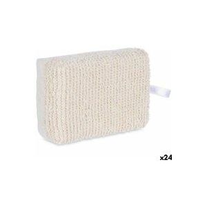 Lichaamsspons Berilo Wit Beige 14 x 5 x 9 cm (24 Stuks)