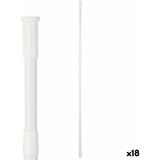 Verlengbare stang Berilo B0638 110-200CM Wit Aluminium 200 x 2,2 x 2,2 cm Douche (18 Stuks)