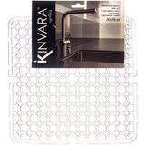 Mat Wastafel Transparant Plastic 28 x 0,1 x 28 cm (12 Stuks)