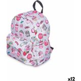 Pincello Schoolrugzak, regenboog, meerkleurig, 28 x 12 x 22 cm, 12 stuks