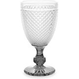Fluitglas Vivalto PR-00816B/BHA6 SMOKE Transparant Antraciet Glas 256 ml Diamant (6 Stuks)