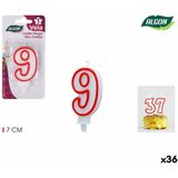 Kaarsenset Algon Rood (36 Stuks)