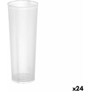 Set van herbruikbare glazen Algon Transparant 24 Stuks 330 ml (20 Onderdelen)
