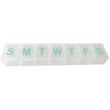 Wekelijkse Pillenhouder 22,8 x 4,8 x 2,5 cm  (36 Stuks)