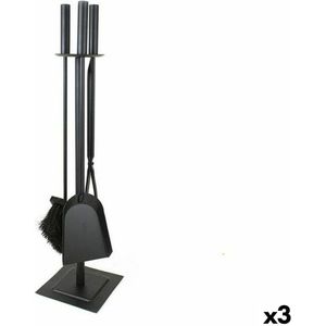 Gerei voor de haard Algon (3 Pcs) (3 Onderdelen) (3 Stuks)