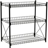 Confortime - Metal - Planken - 3 Planken - 2 Stuks - 52 x 34 x 55 cm