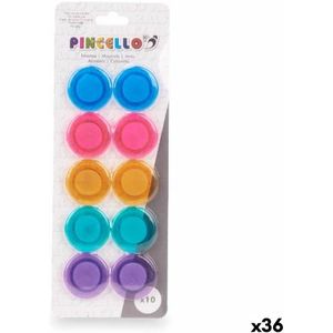 Magnets Pincello 405 - Magnet - Multicolour - Metaal en Plastic - 36 Stuks