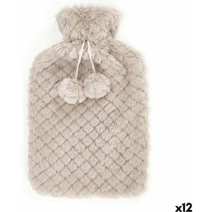 Warmwaterkruik - Beige - Plastic - 1,8 L - Set van 12 Stuks