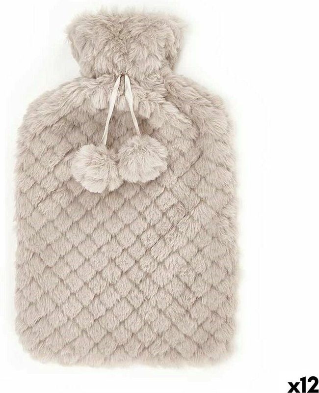 Warmwaterkruik - Beige - Plastic - 1,8 L - Set van 12 Stuks