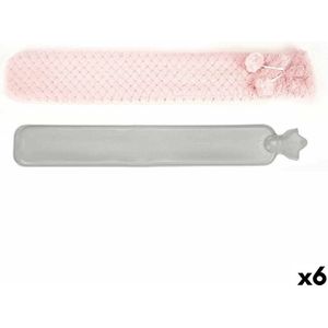 Warmwaterkruik - Roze - Plastic - 2 L - 6 Stuks