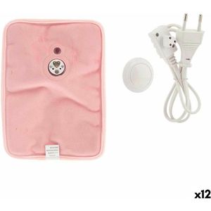 Kruik - Roze - Plastic - 380 W - Fluweel (12 Stuks)